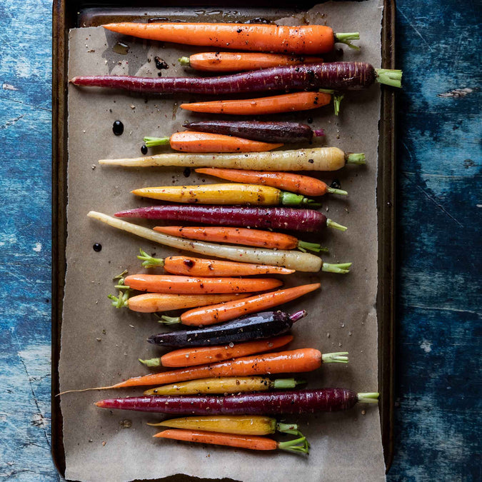 carrot organic rainbow blend